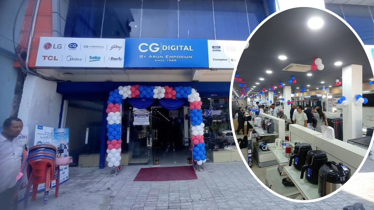 विराटनगरमा CG Digital को नेपालकै सबैभन्दा ठूलो Multibrand Showroom को भव्य शुभारम्भ