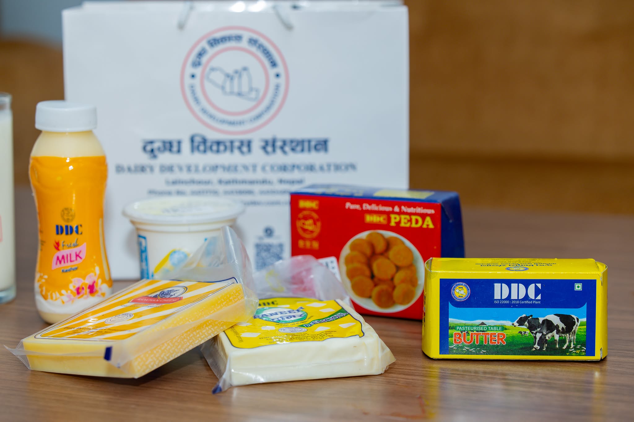 दुबई पुग्यो डीडीसीको घिउ र याक चिज