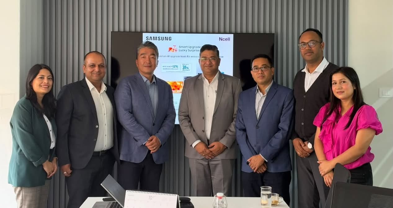 चाडपर्वमा एनसेलका ग्राहकलाई सामसङका उपकरण खरिदमा ३१ प्रतिशतसम्म छुट