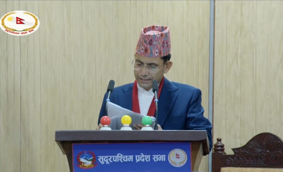 सुदूरपश्चिम प्रदेश सभामा दोश्रो पटक बजेट प्रस्तुत
